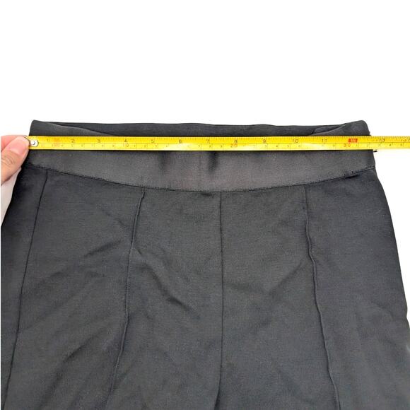 Everlane Women's Mid Rise Pull-On Trouser Pants Side Zipp Pockets Black Size 00 - Picture 7 of 11